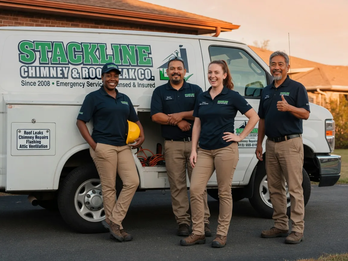 Chimney flashing repair company in Gold Hill, NC
